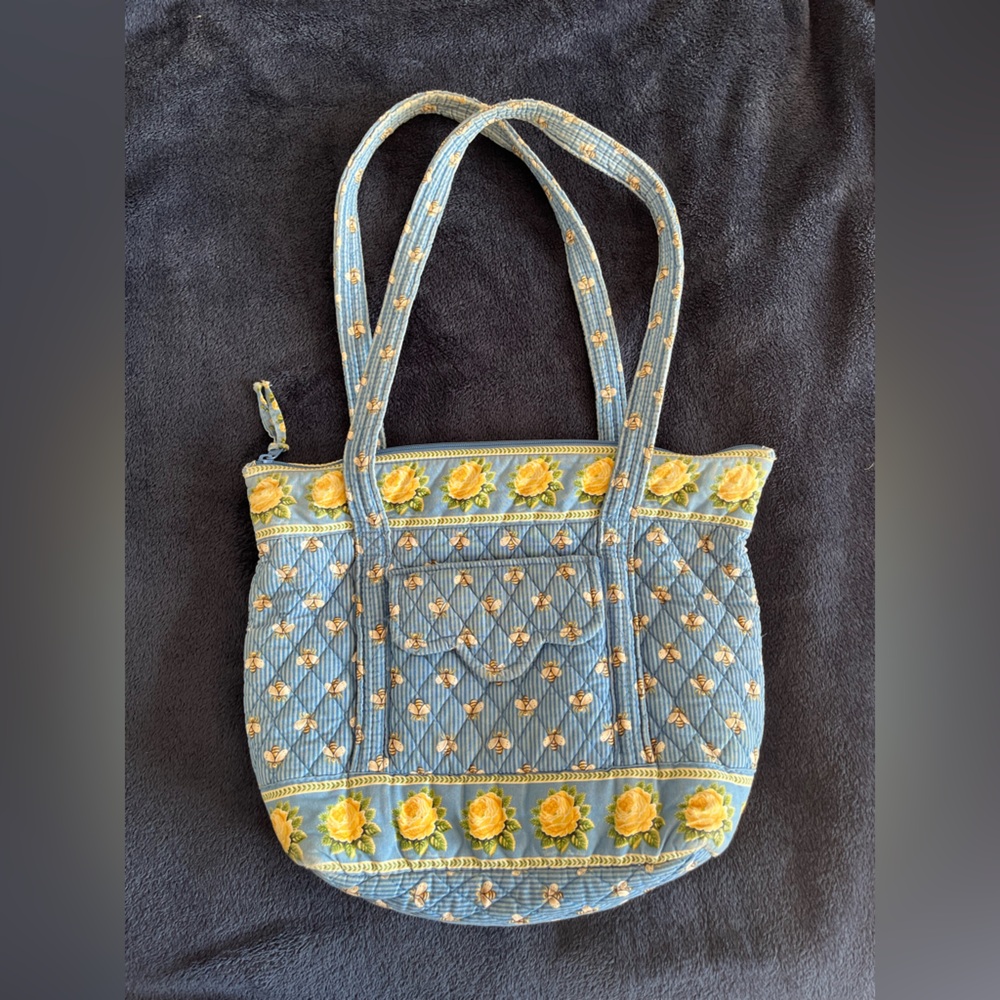 Vera Bradley Bees with Yellow Roses Bag